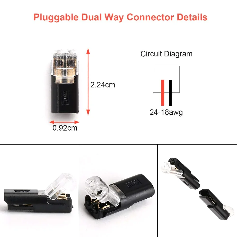 ❗❗Limited-time big sale🔥Get 10 extra items with every order🏆Double-wire Plug-in Connector With Locking Buckle🔩🔒