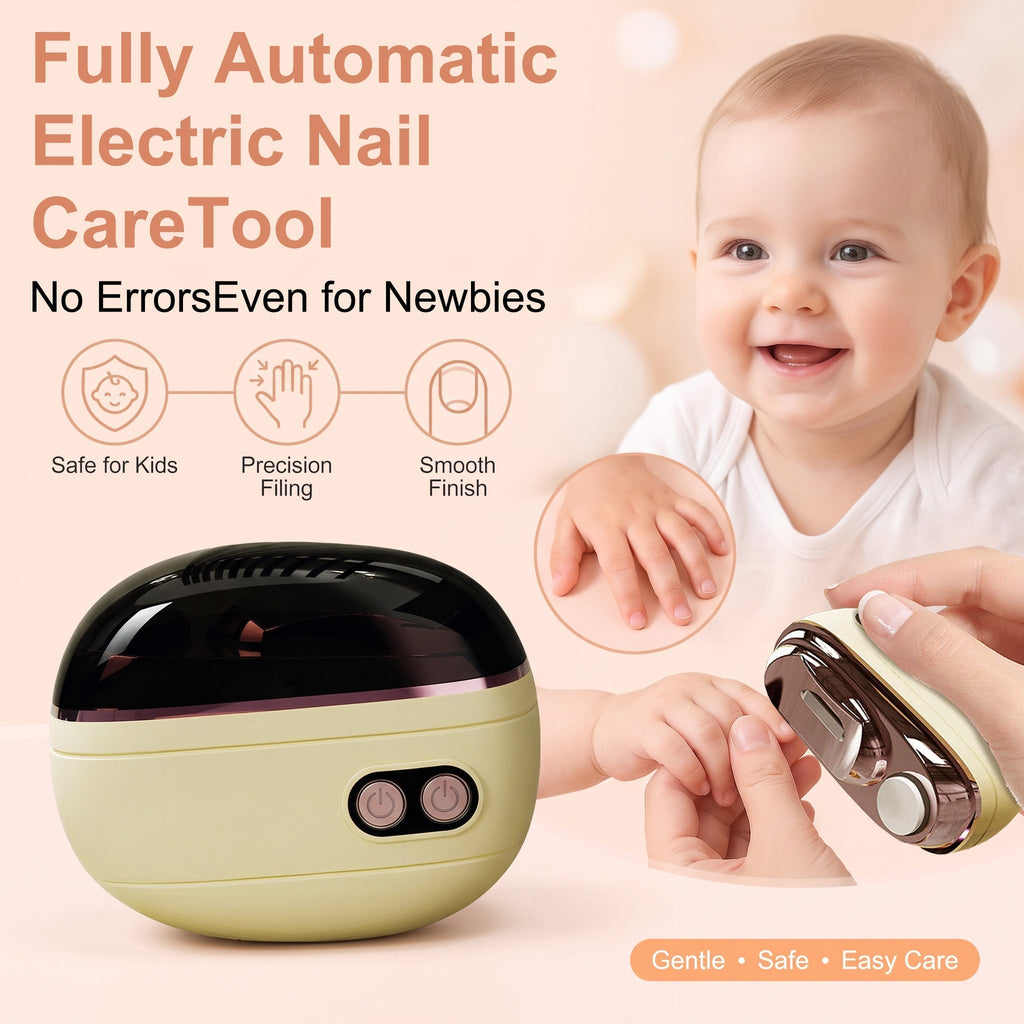 📢📢50% OFF !! ⏰TrimPro™ 2-in-1 Smart Electric Nail Trimmer & Polisher for All Ages 👨‍👩‍👧‍👦 – Blade-Free, Blood-Free & Stress-Free Nail Care! 💅