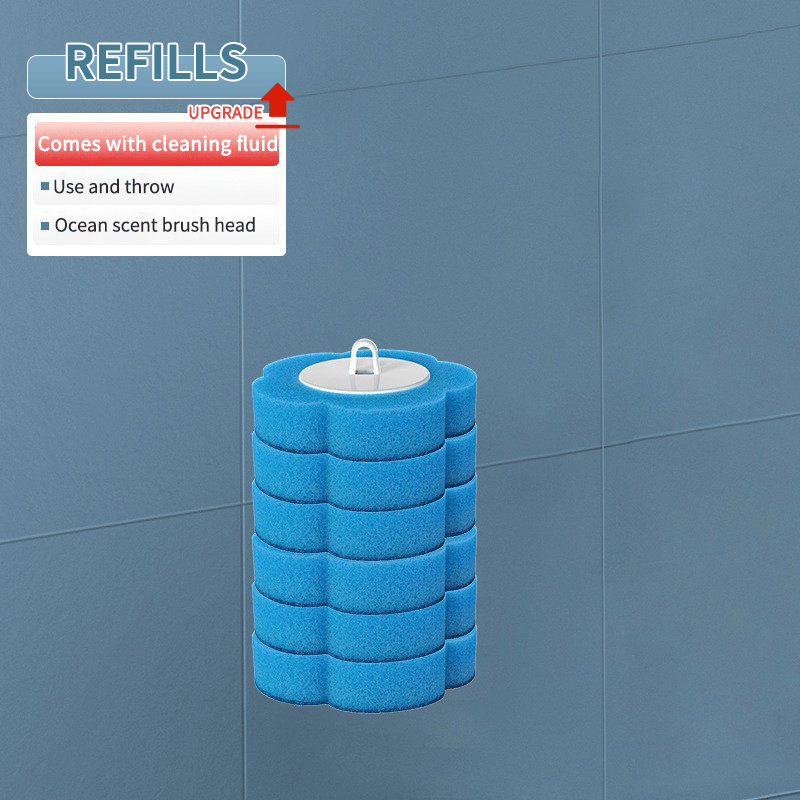 📢📢50% OFF !! ⏰💦Disposable Replacement Wall-Mounted Innovative Toilet Brush Set✨