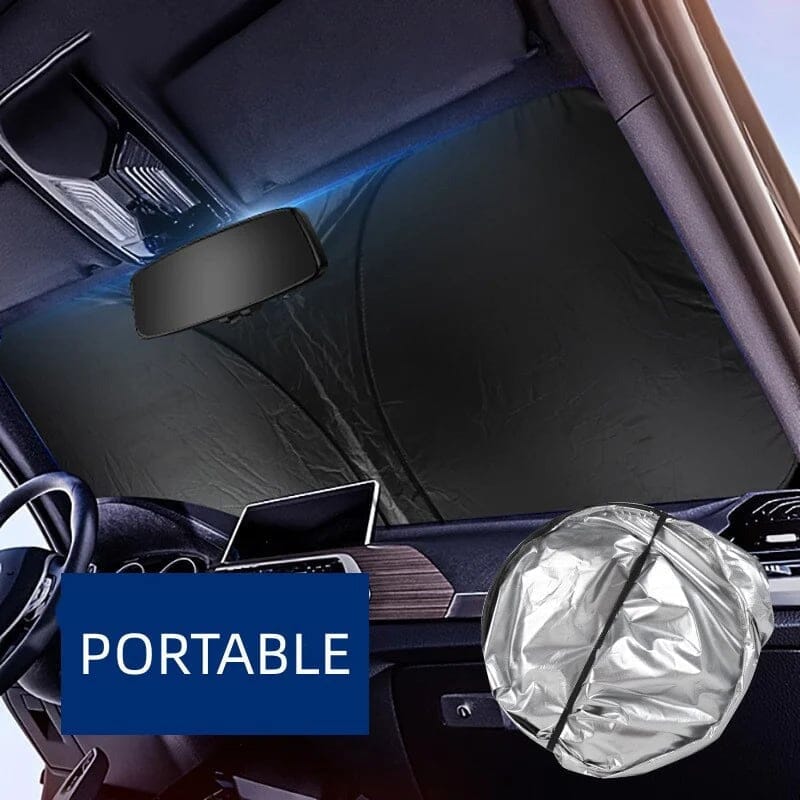 📢📢50% OFF !! ⏰☀️Windshield Sunshade Foldable Sun Shield