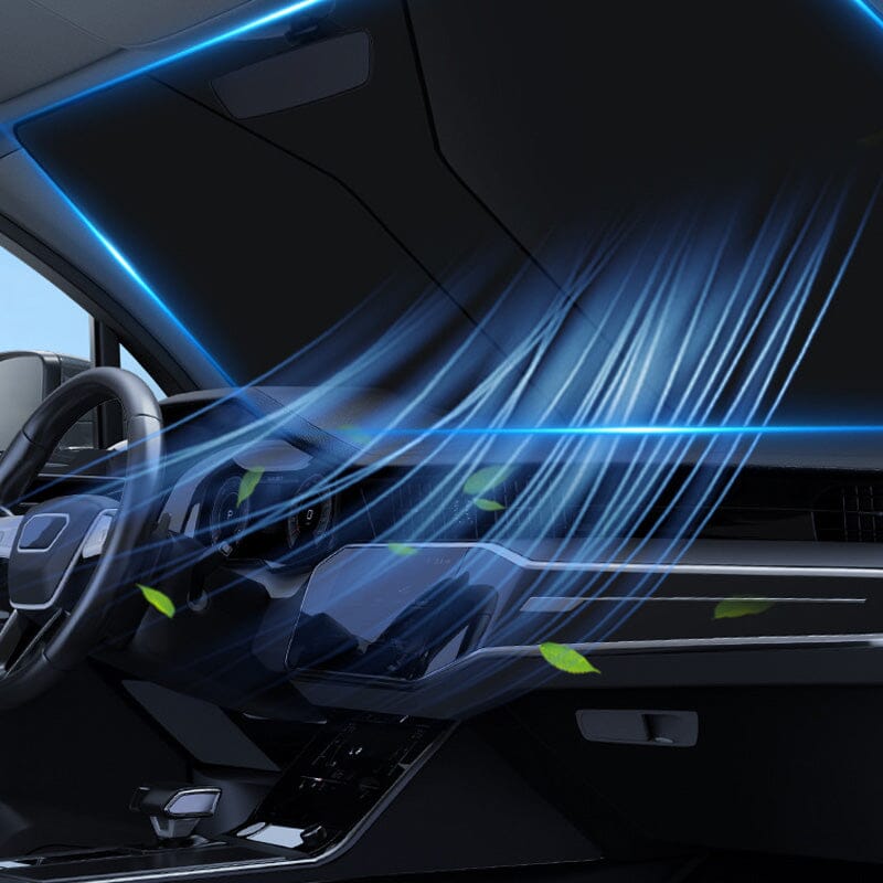 📢📢50% OFF !! ⏰☀️Windshield Sunshade Foldable Sun Shield