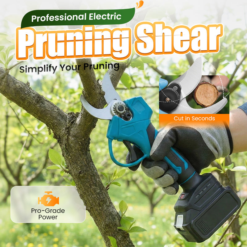 📢📢50% OFF !! ⏰ELECTRIC PRUNING SHEARS - Cordless & 10mm Cutting Capacity, 2-Hour Fast Charge, Ergonomic Design for Garden and Orchard 🌿🔋