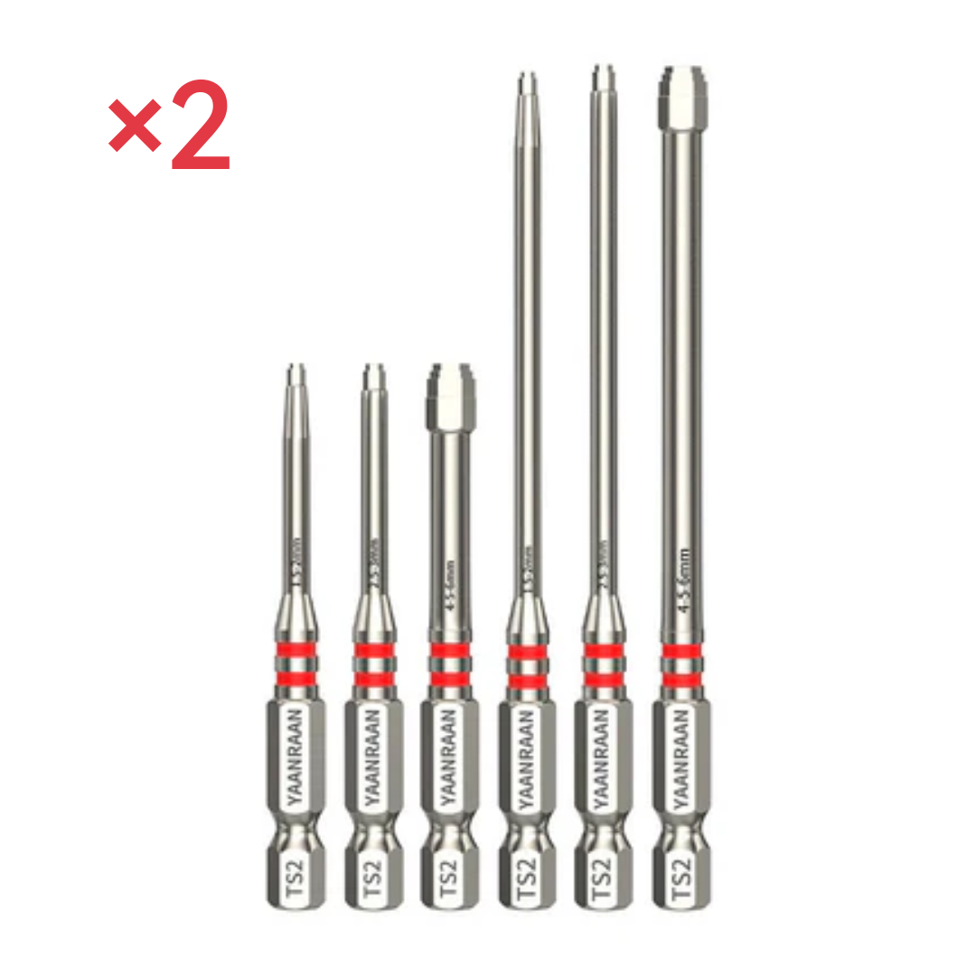 📢📢30% OFF !! ⏰Heavy-Duty Pagoda Hex Bits Set