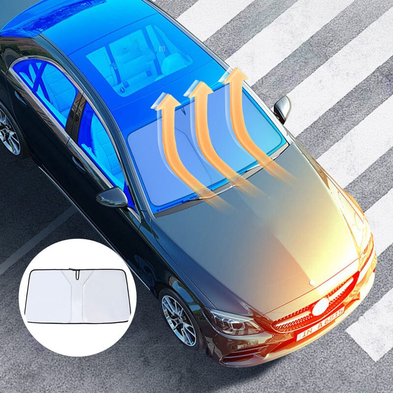 📢📢50% OFF !! ⏰☀️Windshield Sunshade Foldable Sun Shield