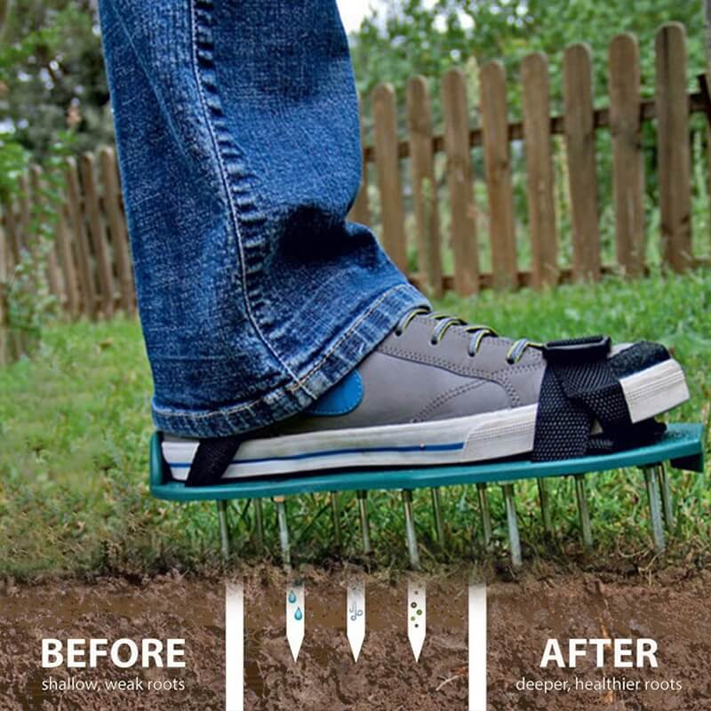 🔥 Hot sale 40%-52% OFF🔥26-Spike Lawn Aerator Shoes – No Bending, Just Walk