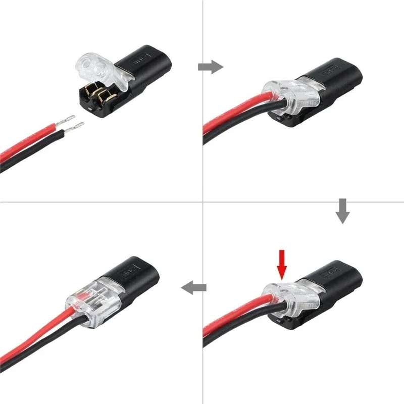❗❗Limited-time big sale🔥Get 10 extra items with every order🏆Double-wire Plug-in Connector With Locking Buckle🔩🔒