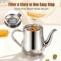 📢📢50% OFF !! ⏰Stainless Steel Oil Filter Pot