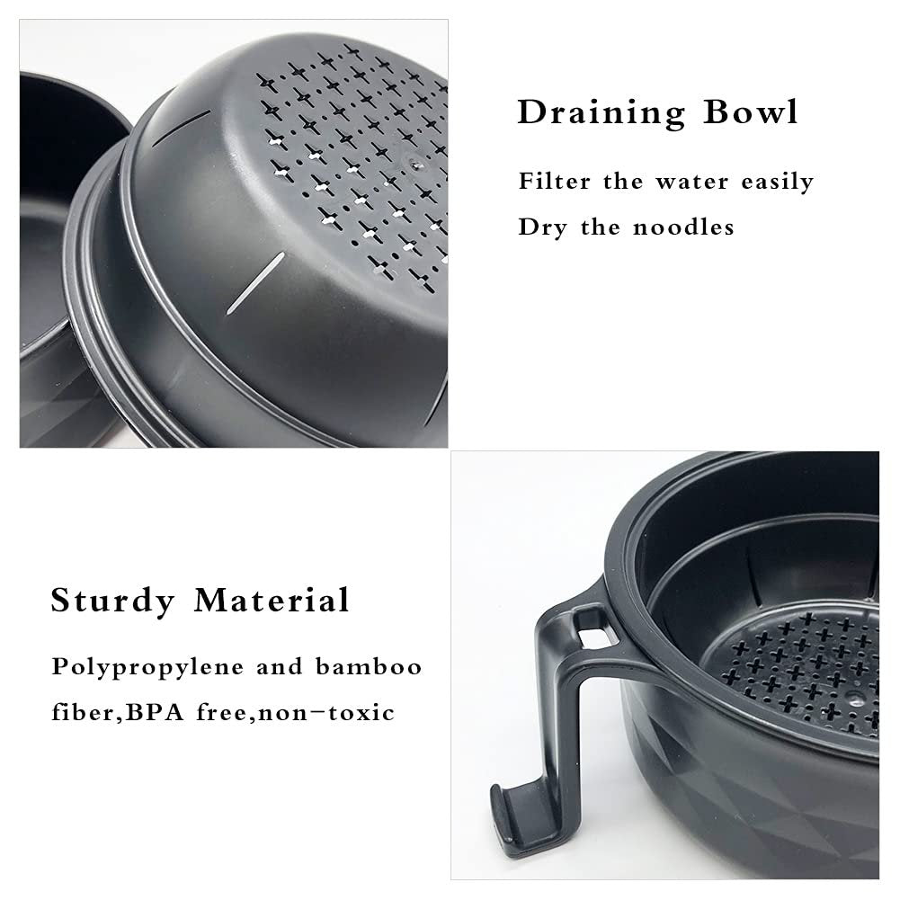 📢📢50% OFF !! ⏰ Ramen Cooker Ramen Bowl Set with Chopsticks🍜