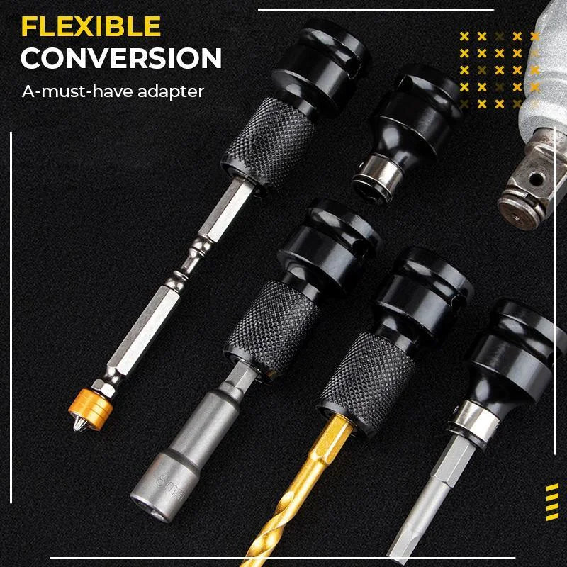 📢📢50% OFF !! ⏰ 1/4 Hex Shank Socket Converter – 1/2 to 1/4, Quick Release ⚙️