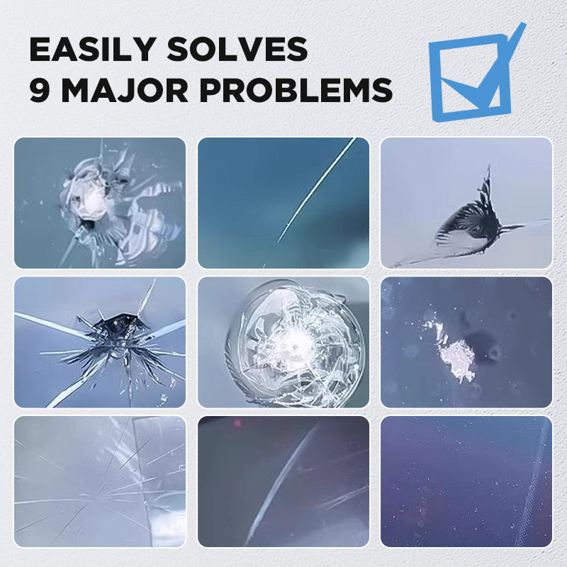📢📢50% OFF !! Buy 1 Get 1 Free⏰Cracks Gone Glass Repair Kit (New Formula)🤩