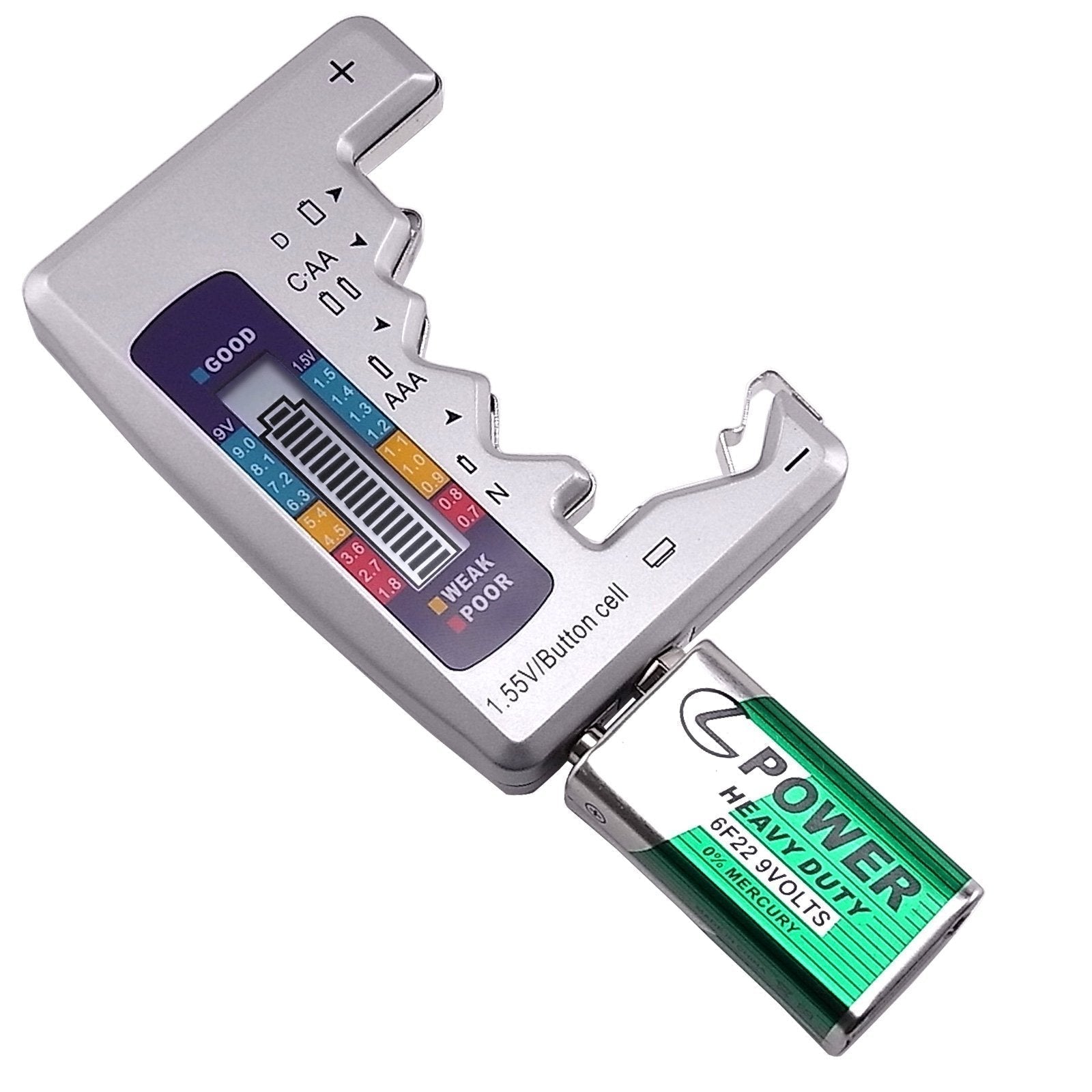 📢📢50% OFF !! ⏰Portable Digital Battery Tester‑Universal Checker for All‑Size Household Batteries