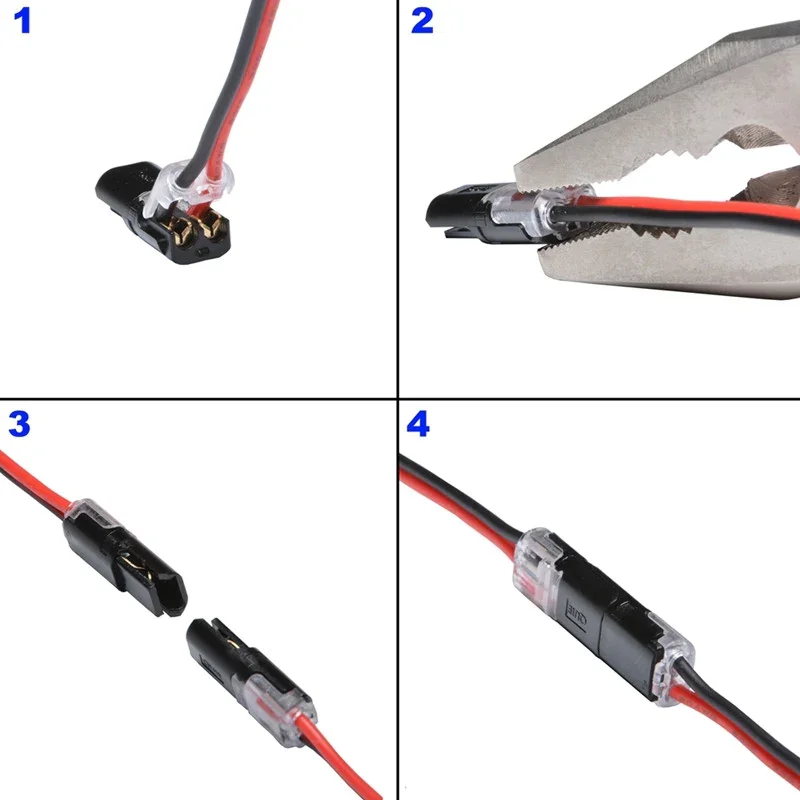 ❗❗Limited-time big sale🔥Get 10 extra items with every order🏆Double-wire Plug-in Connector With Locking Buckle🔩🔒