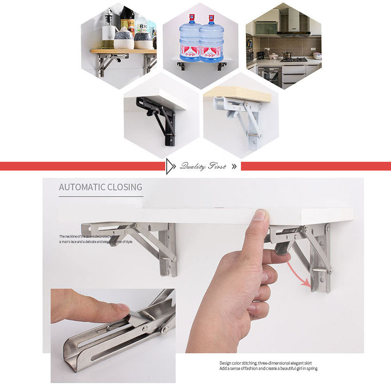 📢📢50% OFF !! ⏰DIY Wall Mounted Folding Bracket
