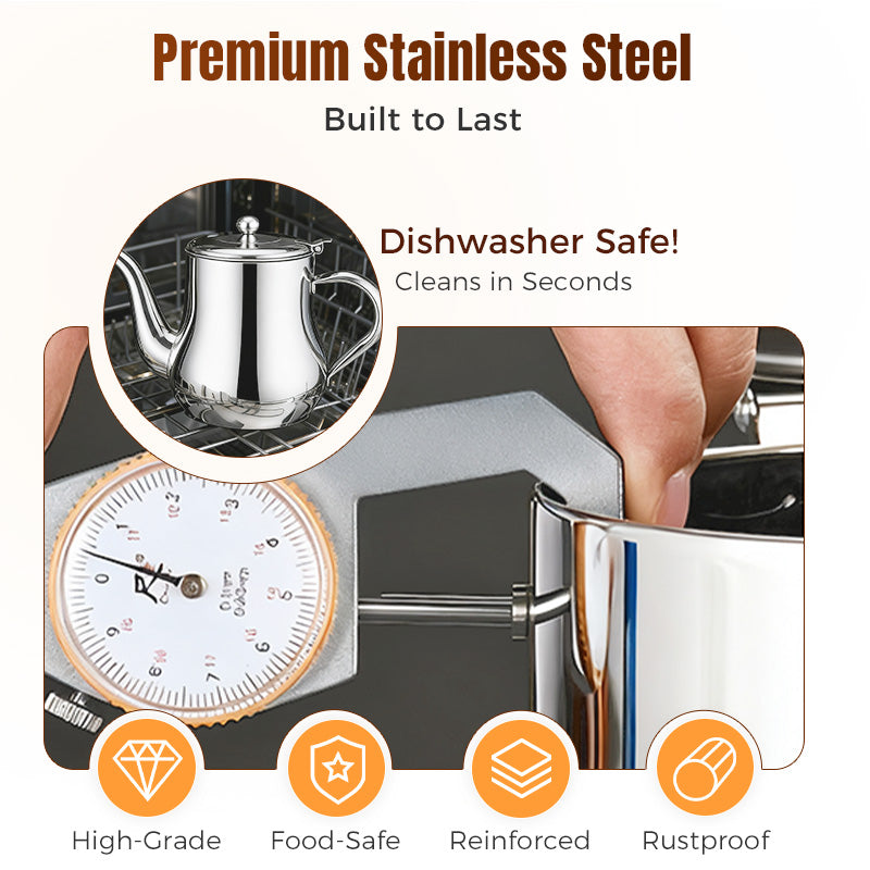 📢📢50% OFF !! ⏰Stainless Steel Oil Filter Pot