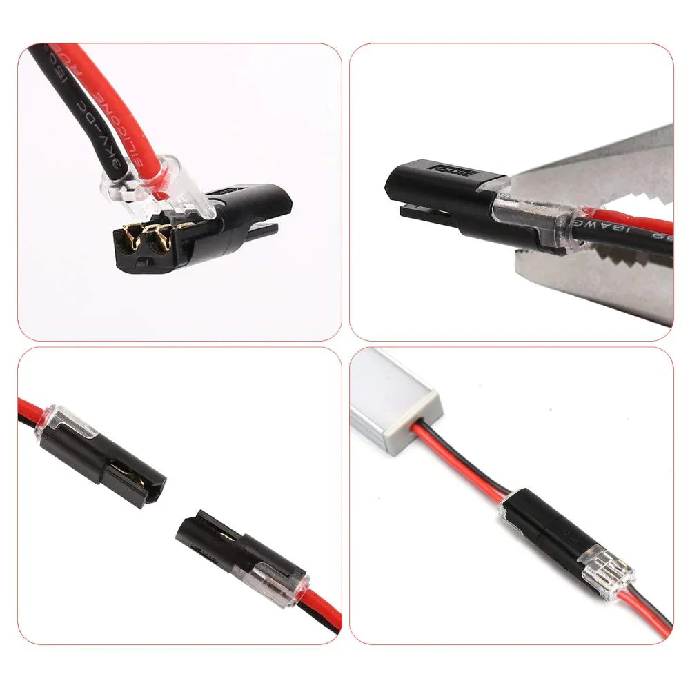 ❗❗Limited-time big sale🔥Get 10 extra items with every order🏆Double-wire Plug-in Connector With Locking Buckle🔩🔒