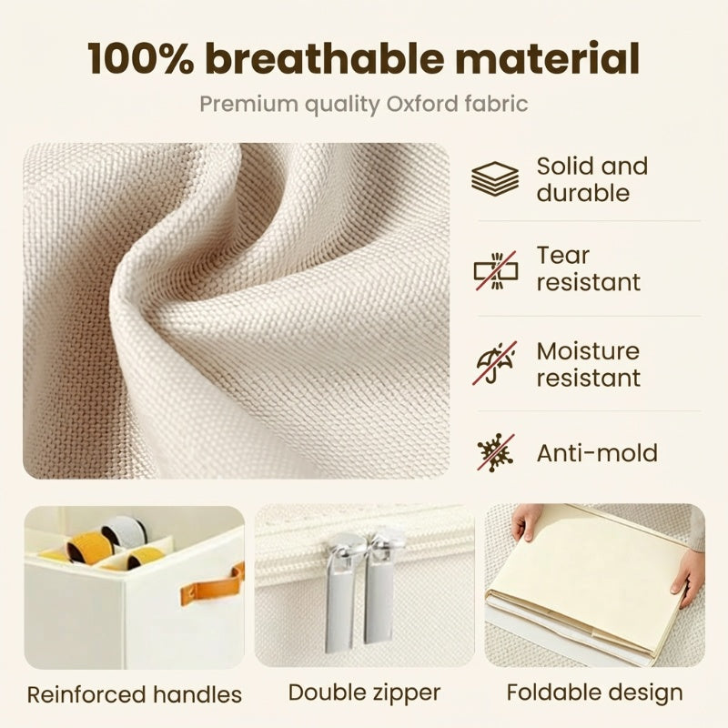 📢📢50% OFF !!⏰ 2026 Sale — Over 42,300 Sold!📦 Fabric Shoe Organizer Storage Box
