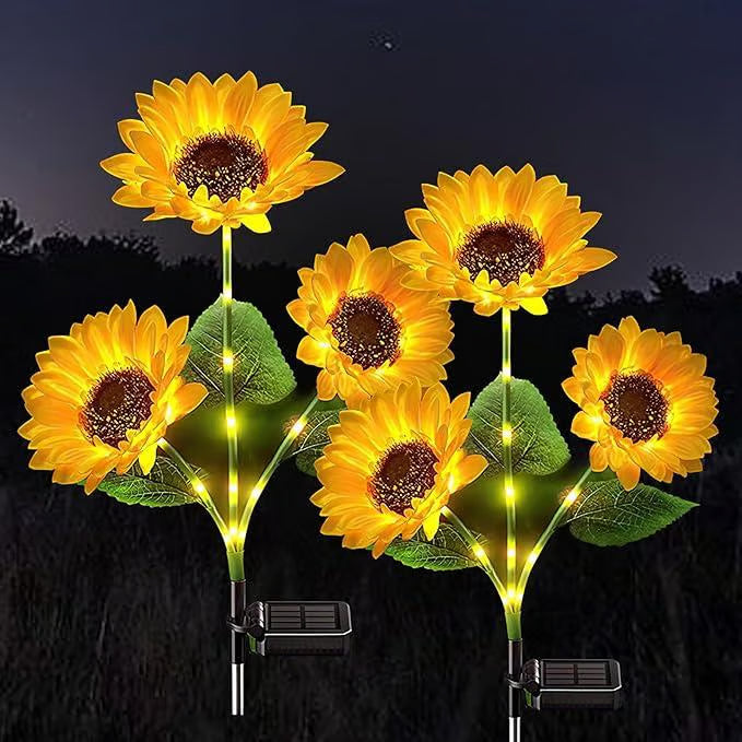 🔥 Hot sale 30% OFF🔥 Sunflower Solar Lights – Glowing Decor for Garden