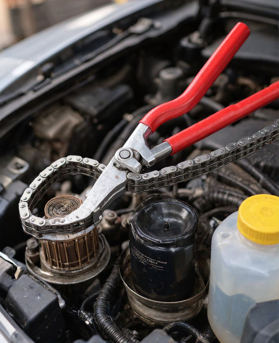 📢📢50% OFF !! ⏰Heavy-Duty Chain Oil Filter Wrench