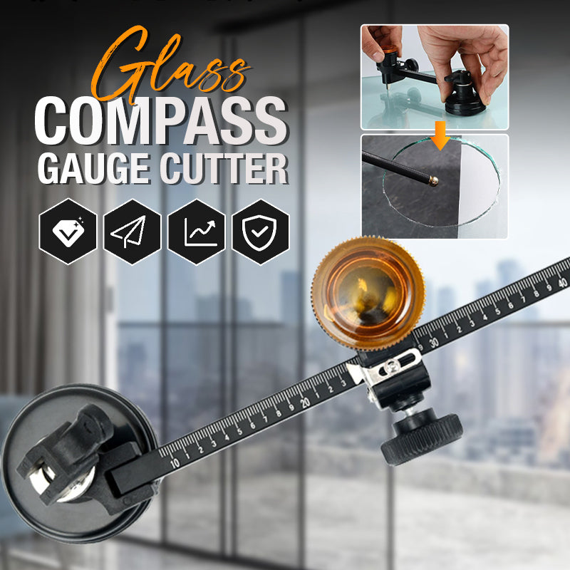 📢📢50% RABATT !!⏰Glass Compass Gauge Cutter ✂️