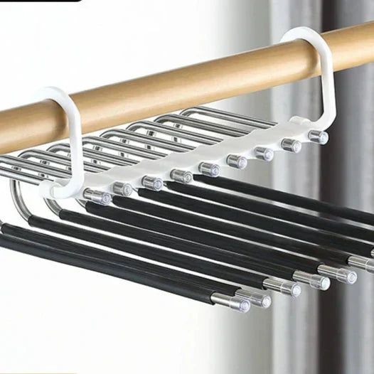 🥳2026 HOT SALE 50% OFF🥳💞50K+ SOLD!✨ 💝Multi layer zipper magic pants rack