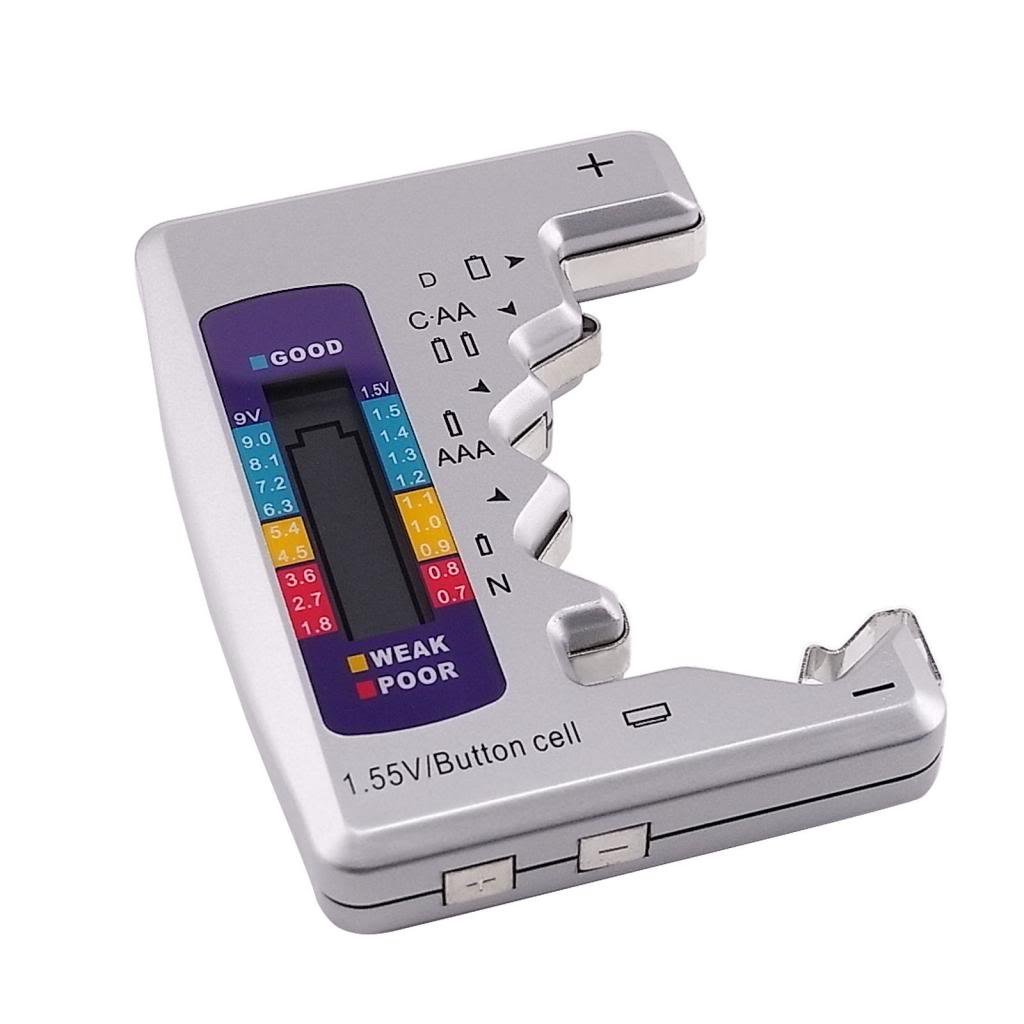 📢📢50% OFF !! ⏰Portable Digital Battery Tester‑Universal Checker for All‑Size Household Batteries