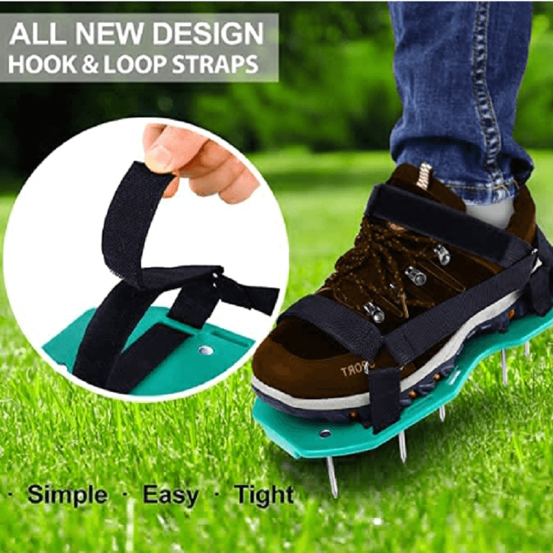 🔥 Hot sale 40%-52% OFF🔥26-Spike Lawn Aerator Shoes – No Bending, Just Walk