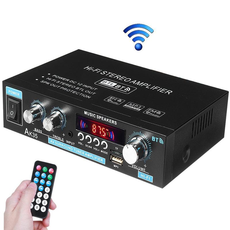 📢📢50% OFF !! ⏰AK35 Stereo Amplifier Home Audio Bluetooth 5.0 Max