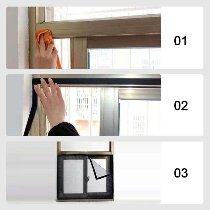 📢📢50% OFF !! ⏰FlyFree™ 3-Second Fit Window Mesh  🏡 Trusted by thousands of UK homes for a bug-free summer!