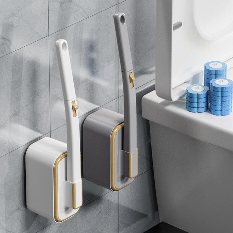 📢📢50% OFF !! ⏰💦Disposable Replacement Wall-Mounted Innovative Toilet Brush Set✨