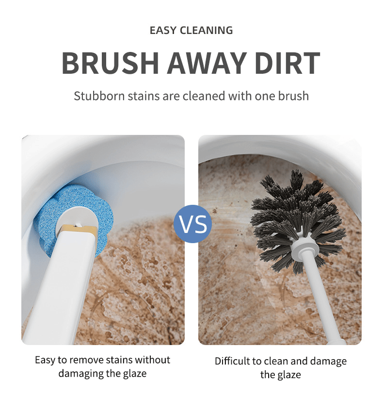 📢📢50% OFF !! ⏰💦Disposable Replacement Wall-Mounted Innovative Toilet Brush Set✨