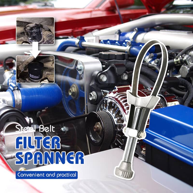 📢📢50% OFF !! ⏰🆕 2026 New Arrival | Steel Belt Filter Spanner | Easy Grip Design 💪