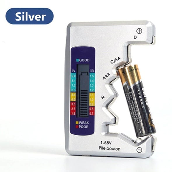 📢📢50% OFF !! ⏰Portable Digital Battery Tester‑Universal Checker for All‑Size Household Batteries