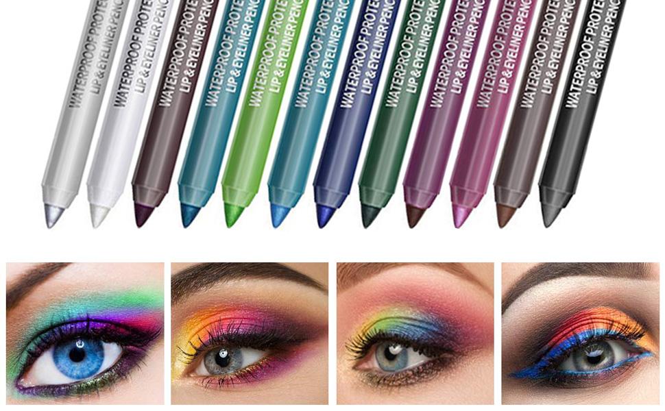 📢📢50% OFF !! ⏰Long-lasting Waterproof Eyeliner Pencil, Fashionable Eye Makeup Cosmetics