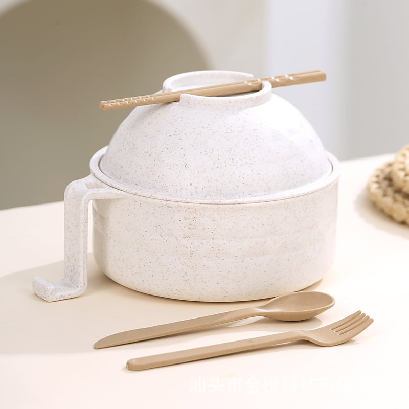📢📢50% OFF !! ⏰ Ramen Cooker Ramen Bowl Set with Chopsticks🍜