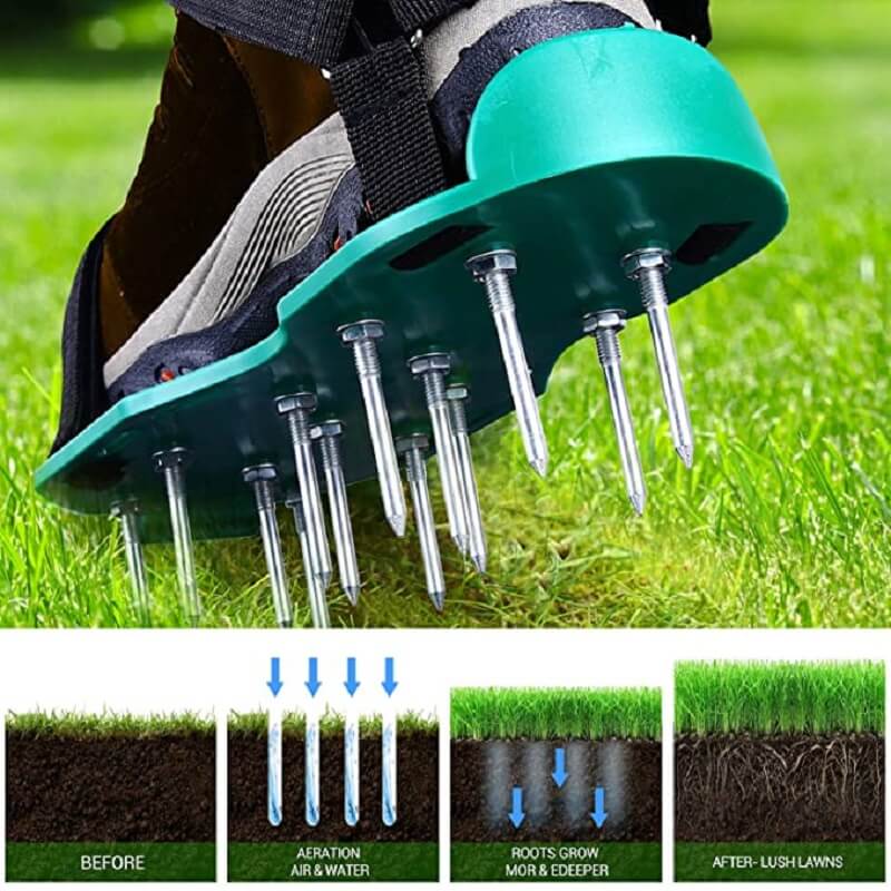 🔥 Hot sale 40%-52% OFF🔥26-Spike Lawn Aerator Shoes – No Bending, Just Walk
