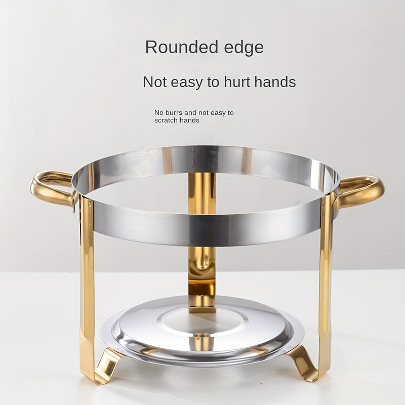 📢📢50% OFF !! ⏰ Stainless Steel Chafing Dish Set – 5QT, Gold, Professional Buffet Warmer ⭐