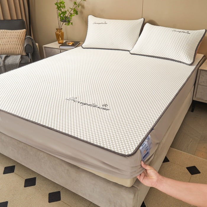 📢📢40% OFF !! ⏰Ice Silk Cool Mattress Fitted Sheet 2-pcs Sets