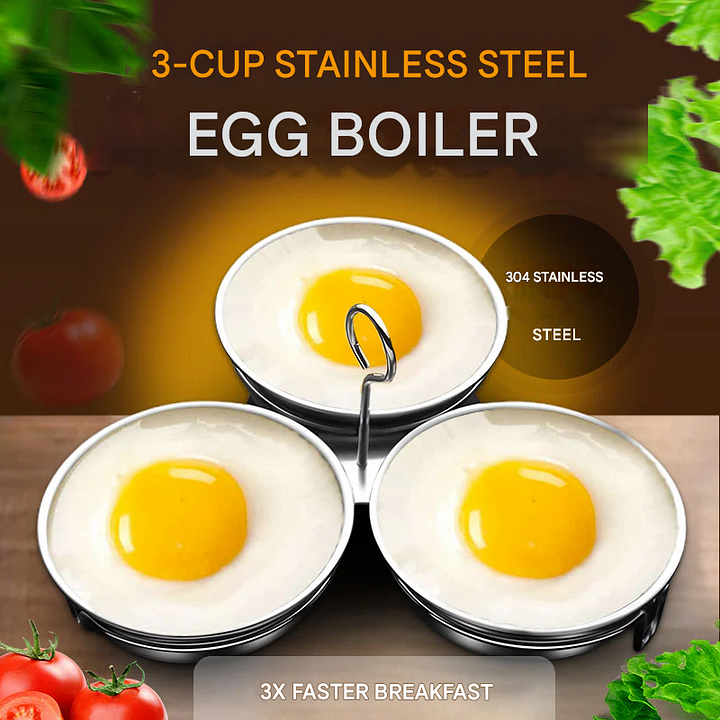 📢📢50% OFF !! ⏰304 Stainless Steel Egg Cooker