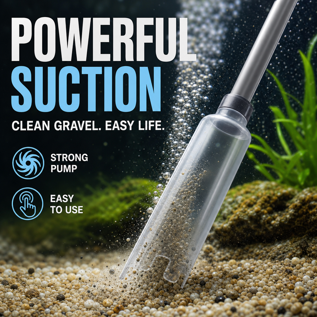 📢📢50% OFF !! ⏰ Electric Aquarium Gravel Cleaner