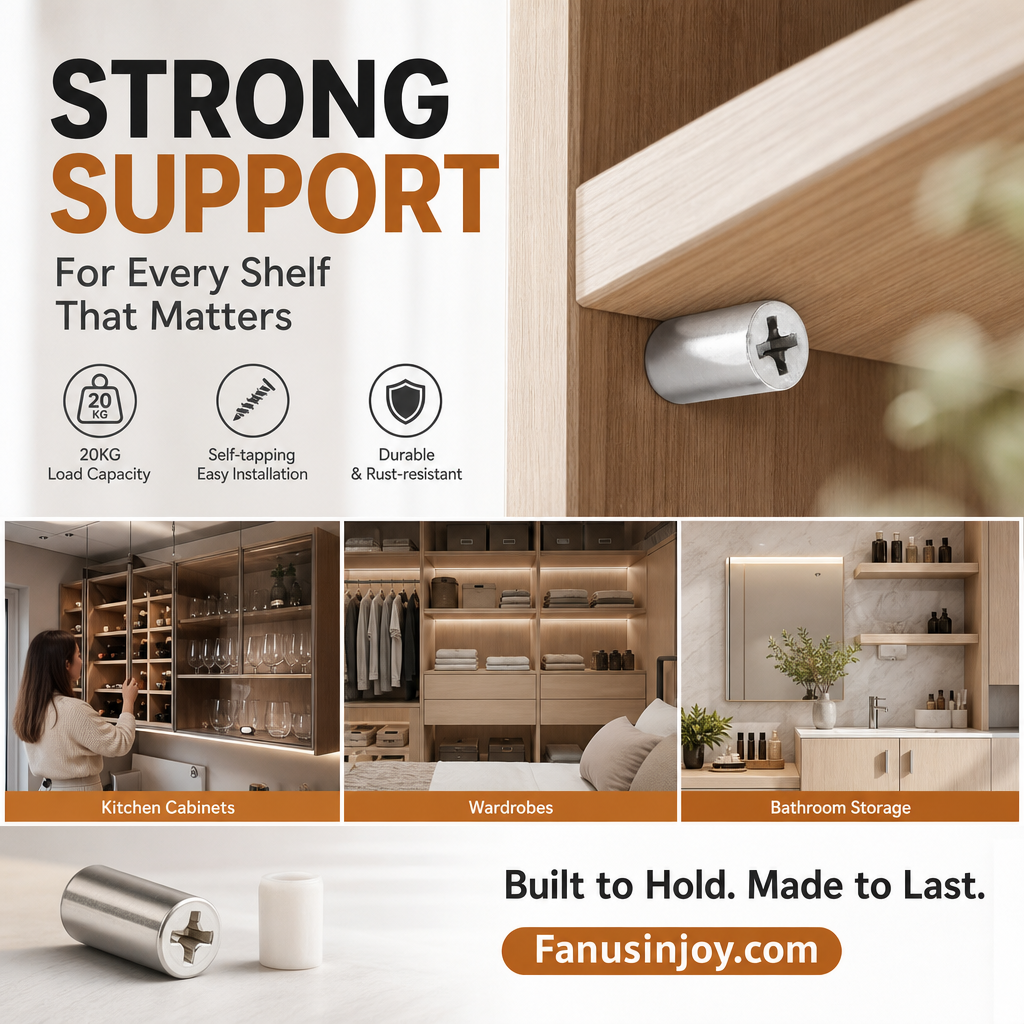 📢📢50% OFF !! ⏰🔩 Self-tapping Screws Cabinet Laminate Support