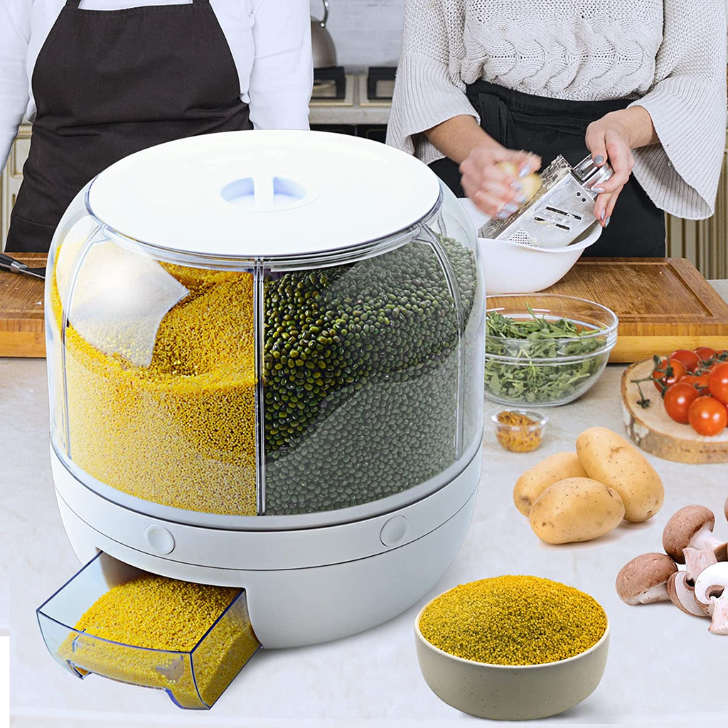 🔥35% OFF🔥Six Compartment Multi-Functional Moisture Resistant Metering Storage Tanks