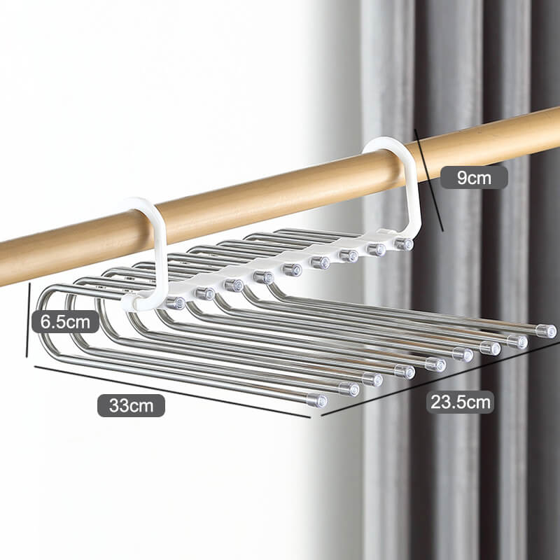 🥳2026 HOT SALE 50% OFF🥳💞50K+ SOLD!✨ 💝Multi layer zipper magic pants rack