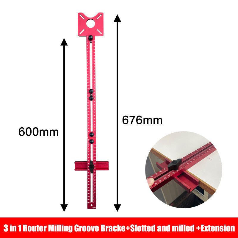 📢📢50% OFF !! ⏰3 in 1 Router Milling Groove Bracke