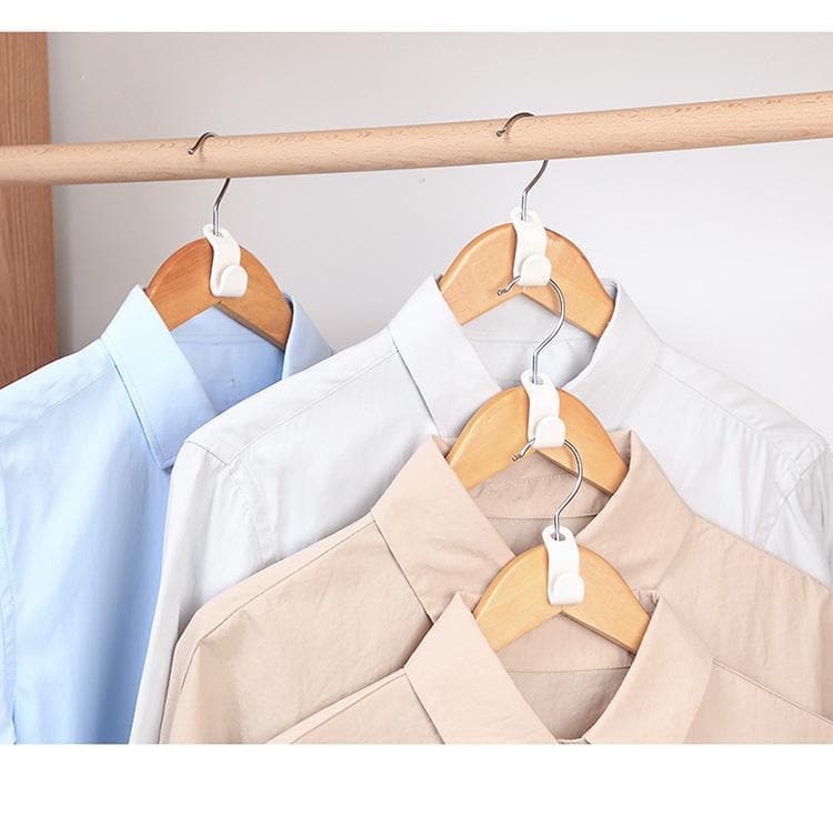 📢📢50% OFF !! ⏰ Space-Saving Hanger Connector Hooks – Doubles Closet Space, Sturdy & Easy to Use 🧥