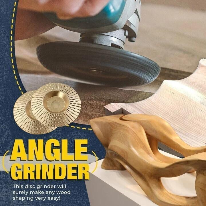 📢📢50% OFF !! ⏰Premium Wood Carving Disc for Angle Grinder