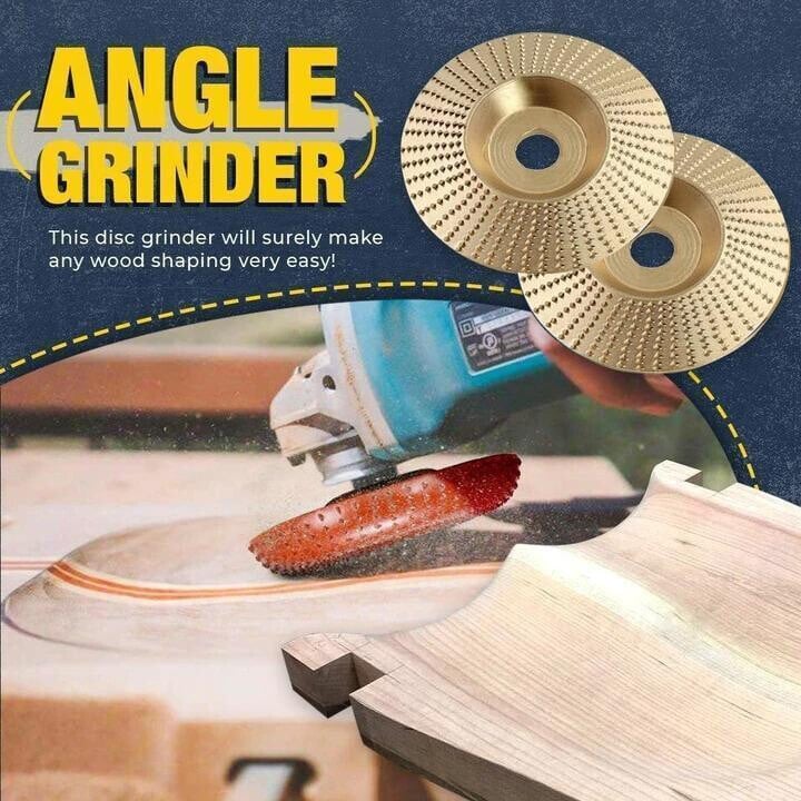 📢📢50% OFF !! ⏰Premium Wood Carving Disc for Angle Grinder