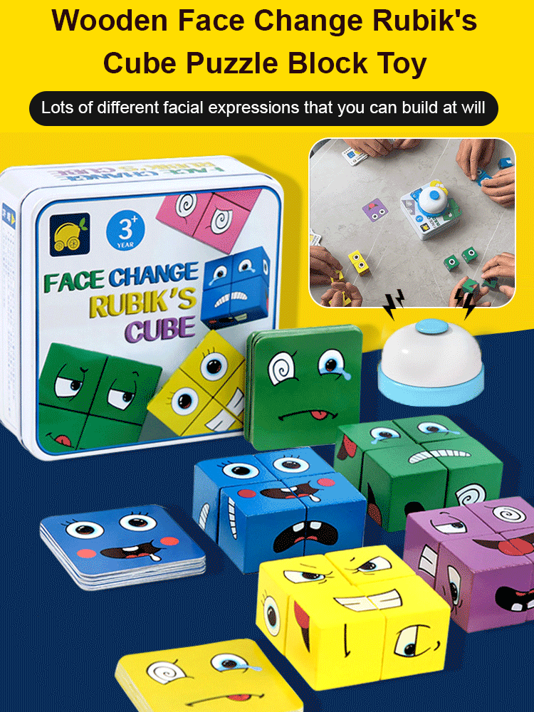 💖Hot Sale 50% OFF🎁5D Puzzle Educational Faces Changing Family Game🧩