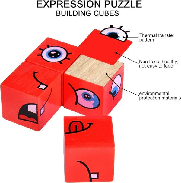 💖Hot Sale 50% OFF🎁5D Puzzle Educational Faces Changing Family Game🧩