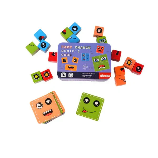 💖Hot Sale 50% OFF🎁5D Puzzle Educational Faces Changing Family Game🧩