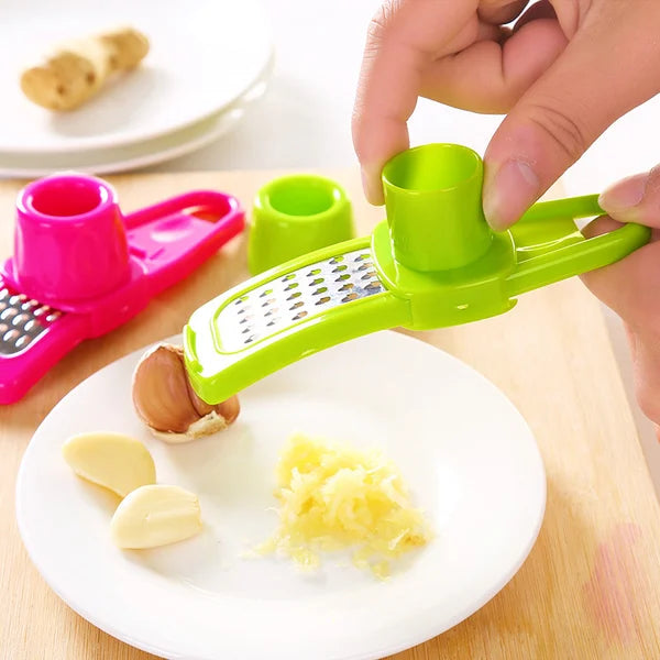 🧄 Multifunctional Garlic Grinder | Effortless No-Chop Mincer for Fresh Garlic, Ginger & Herbs in Seconds
